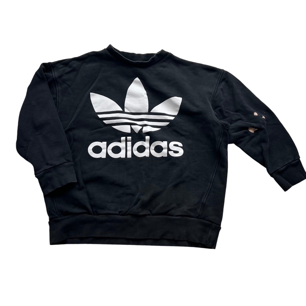 Adidas Original Trefoil ADC Fashion M Boxy Heavy Sweatshirt Bleached Streetwear